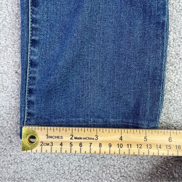 Ag Adriano Goldschmied Harper Jeans Women’s 28 Blue Straight Low Rise Denim - Picture 11 of 13